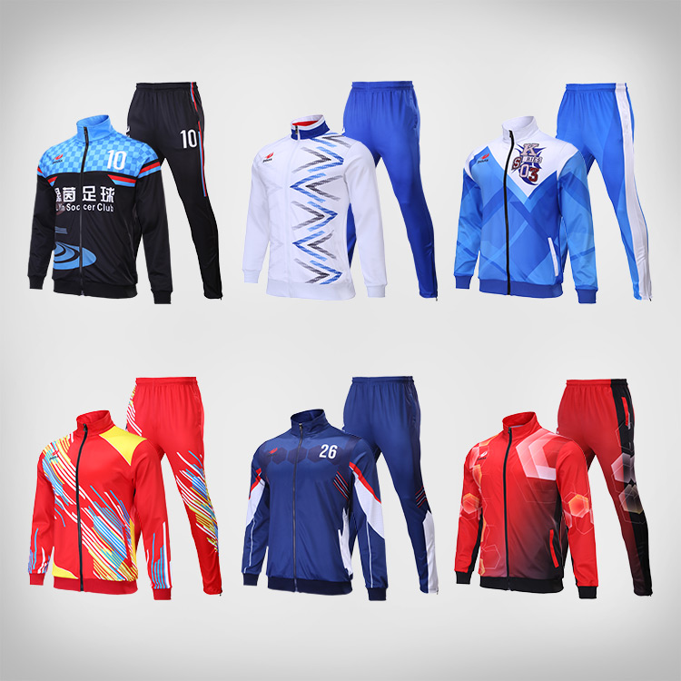 Team Mens Printed Stripe Custom Made logo Sport Uniform Tracksuits@详情2.jpg