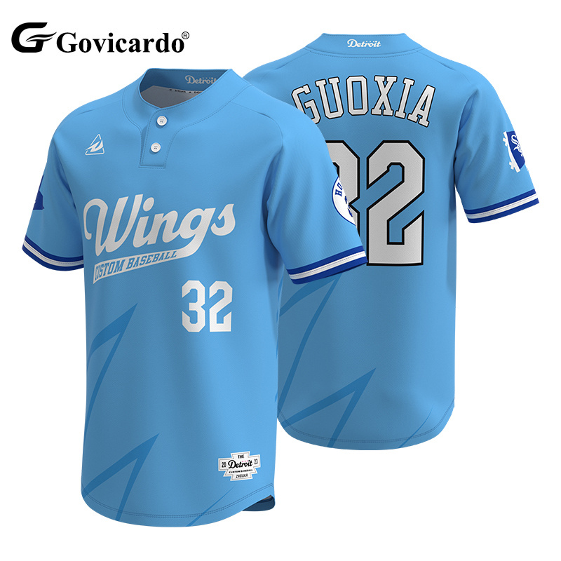 Wholesale Custom Sublimated Print Embroidery Logo Baseball S