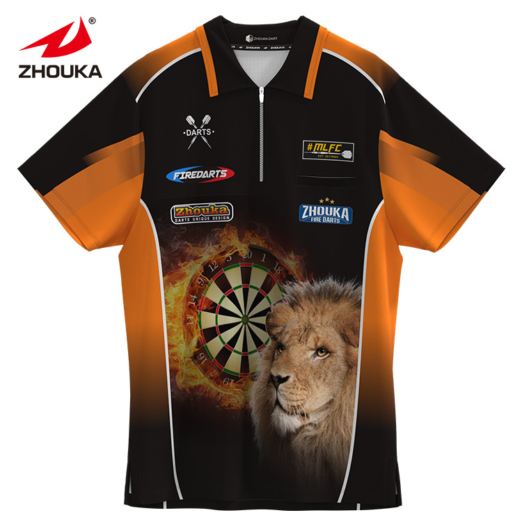 Govicardo Sportswear Cheap Fashion Polo Shirts with Custom Logo for Darts Players