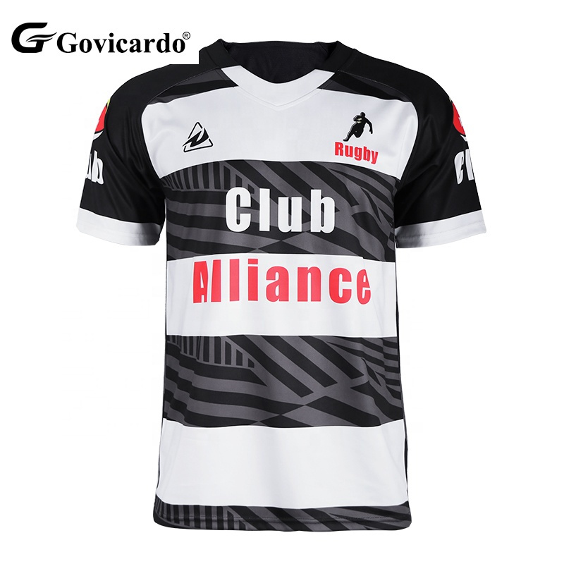 New Design Customized Sublimation Rugby Jersey for Men Rugby League Jerseys Custom Tribal Football Rugby Wear Uniform Shirts