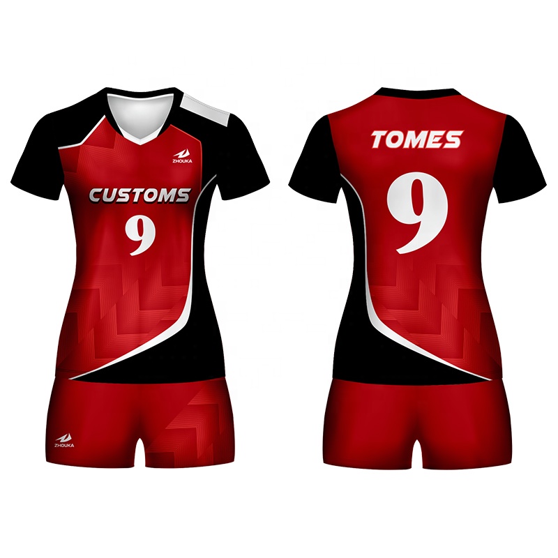 Custom Designed Women's Professional Volleyball Jersey Set S