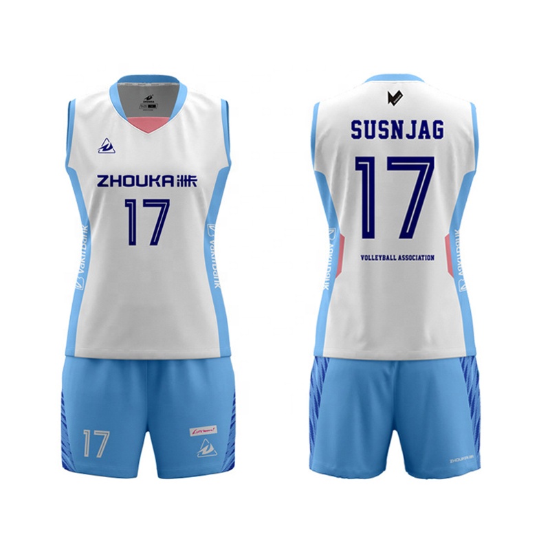 Unisex Sleeveless Custom Design Volleyball Wear Kits Sublima