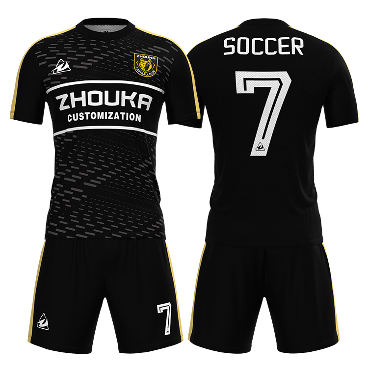 2024 Zhouka New Custom Soccer Uniform Jersey Men Football Jersey Soccer Wear Set for Team@详情5.jpg