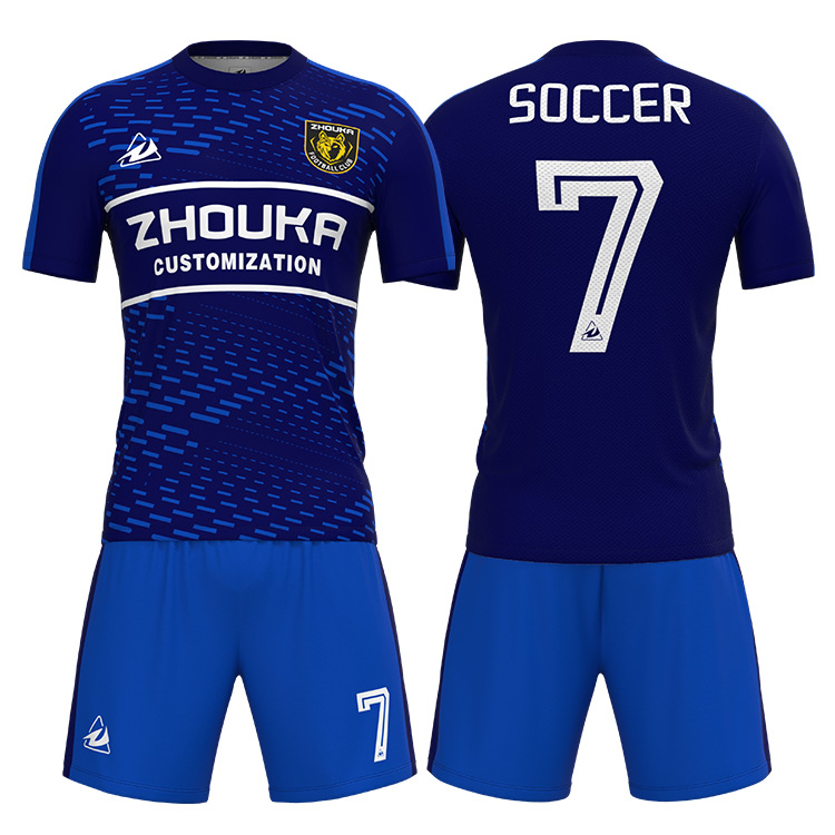 2024 Zhouka New Custom Soccer Uniform Jersey Men Football Jersey Soccer Wear Set for Team@详情7.jpg
