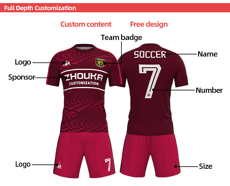 2024 Zhouka New Custom Soccer Uniform Jersey Men Football Jersey Soccer Wear Set for Team@详情8.jpg