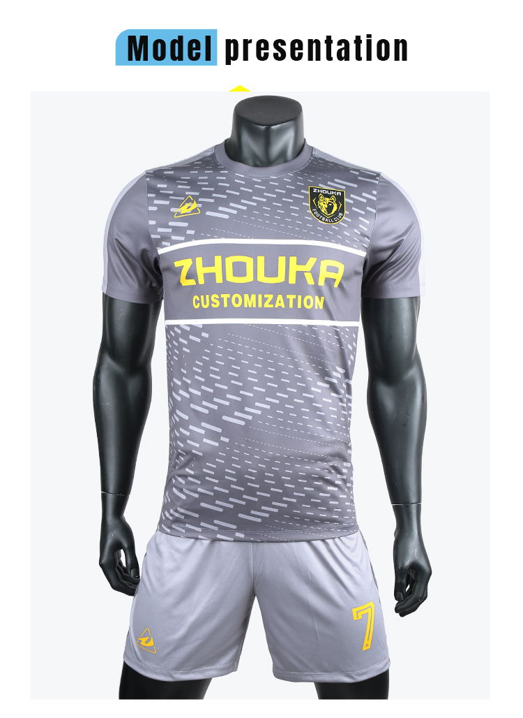 Custom Free Design Sublimated Printed Football Wear Shirt 7 on 7 Football Uniforms Soccer Jersey Original Quality Retro T-Shirts@详情10.jpg