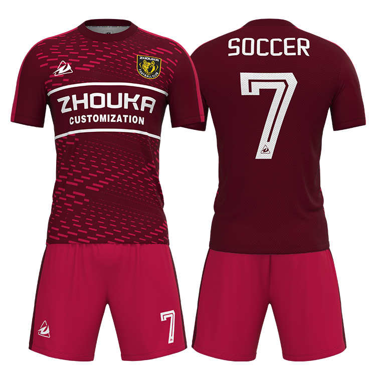 Custom Logo Sublimated Soccer Team Training Kits Shorts Shirt Full Sets Uniforms Football Jerseys Soccer Jersey for Men@详情4.jpg