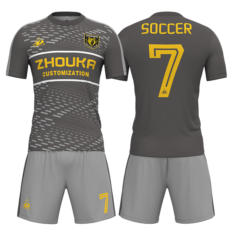Custom Logo Sublimated Soccer Team Training Kits Shorts Shirt Full Sets Uniforms Football Jerseys Soccer Jersey for Men@详情6.jpg