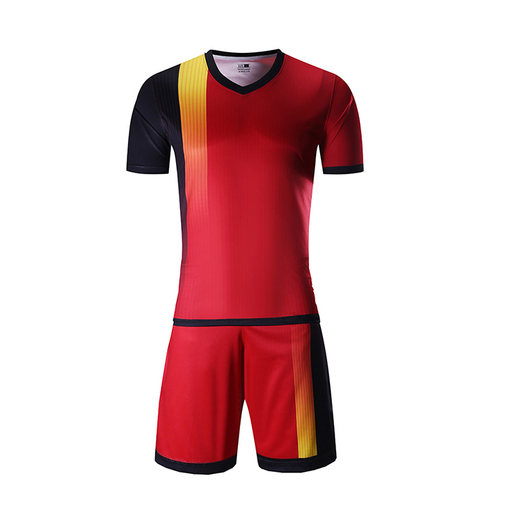 Custom pink Football Jersey,cheap China Man Sportswear ,sublimation Print Men's Soccer Uniform