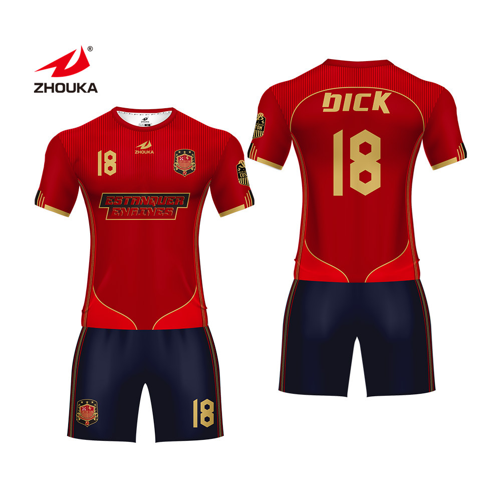 New Style Blank Soccer Jersey Soccer Mens Sports Jersey Shir
