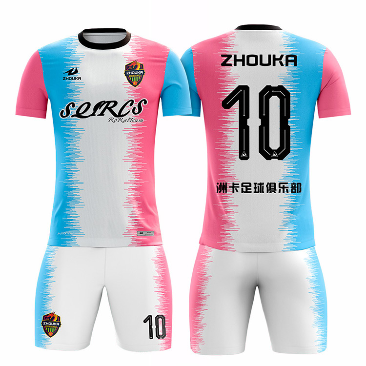 Custom Design Soccer Wear Football Jersey Men Jersey Soccer Kits Sublimation Printing Soccer Uniform