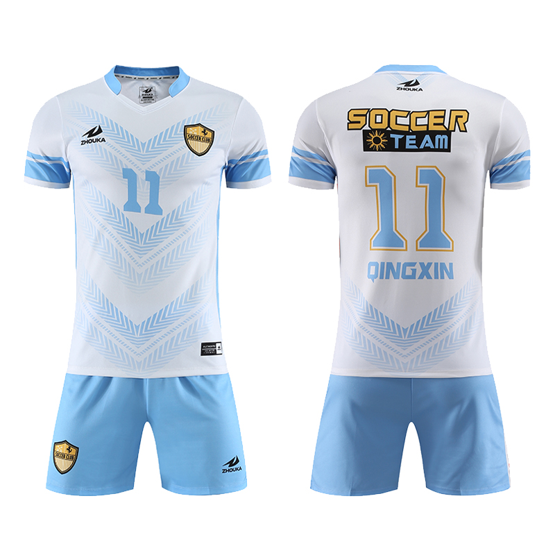 Men's Custom Retro Sublimation Digital Print V-Neck Soccer J