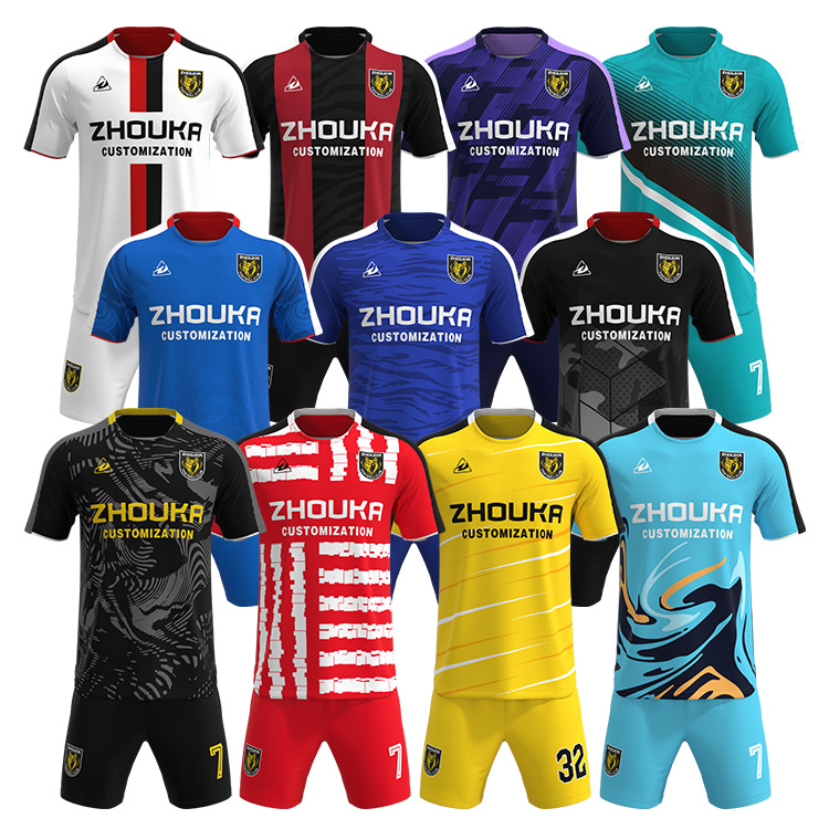 Cheap Adult Soccer Uniform Set Football Wholesale Retro Cust