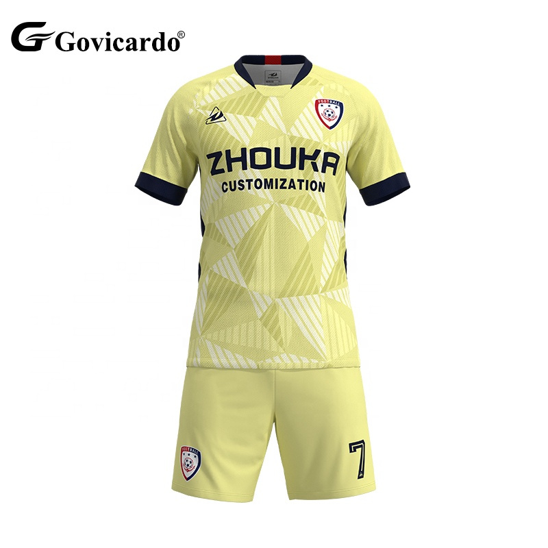 High Quality Custom Club Team Soccer Jersey Kit Wholesale Re