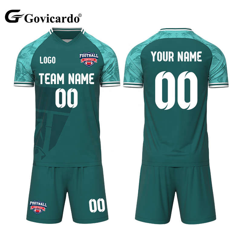 Custom Men's Soccer Jersey Sets Retro Design Quick Dry Train