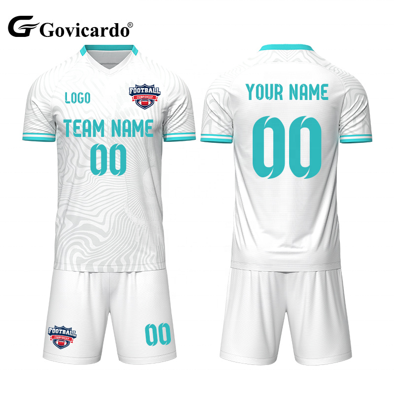 Original Design Football Uniform Sets Style Full Sublimation Printing Soccer Uniform Kits Sport Training Men Soccer Wear