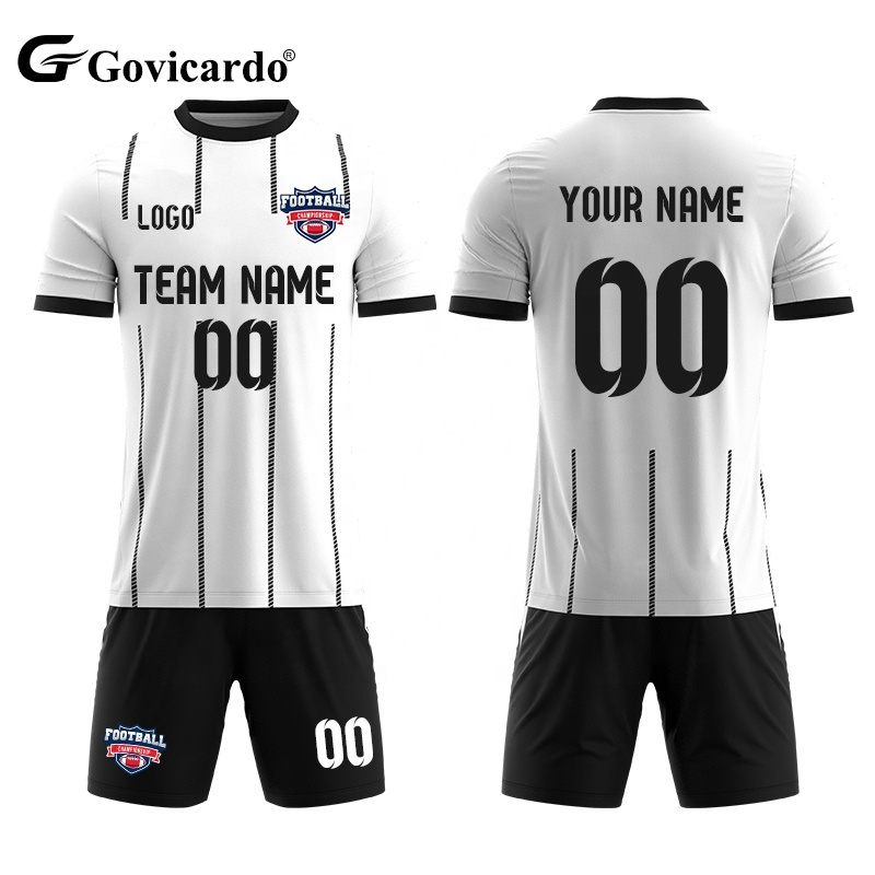 Custom Men's Football Uniforms Quick Dry Retro Soccer Jersey