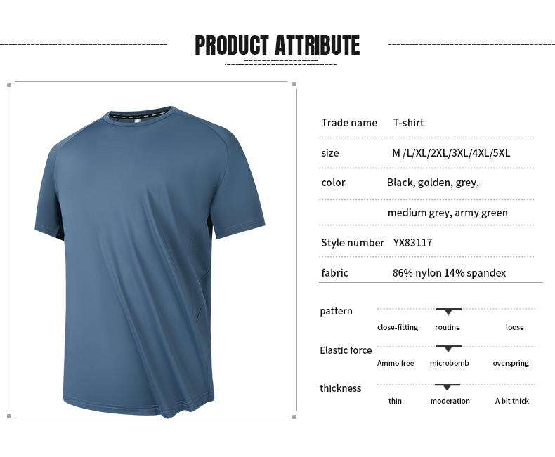 OEM Custom Logo Summer Lightweight Gym Training Top Men_s Spandex Polyester Casual Fitness Running T-Shirt Plus Size Breathable@详情7.jpg