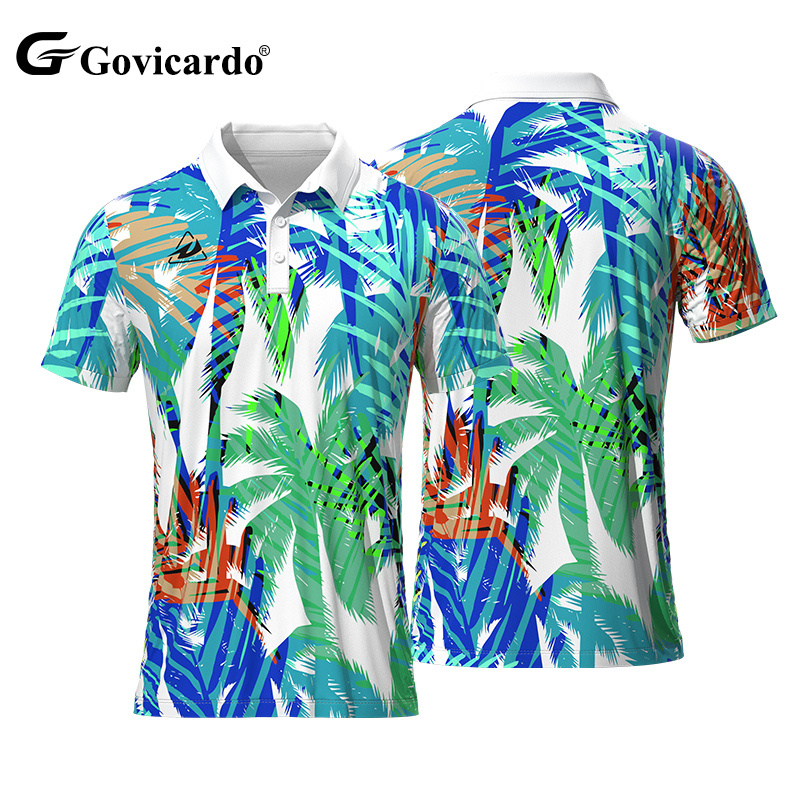 OEM Custom Men's Golf for Polo Shirt Quick-Drying Polyester 