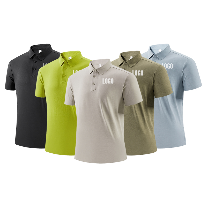 Wholesale Summer Polo Shirt for Men Quick Dry Breathable Ice