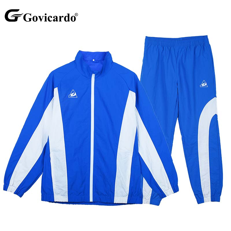 Custom Nylon Streetwear Windbreaker Tracksuit Unisex Soft Sh