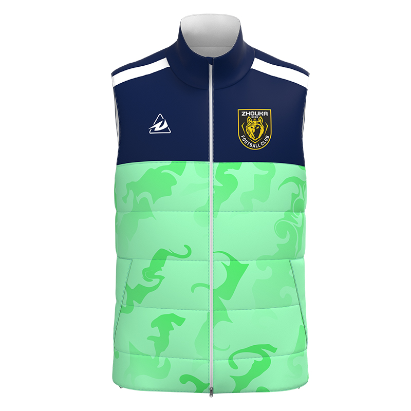 Sleeveless Winter Vest Sportswear Custom Design logo Men Keep Warm Down Jacket Cotton Vest